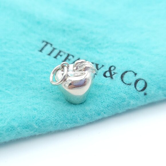 Tiffany & Co. Jewelry - Tiffany & Co. Sterling Silver Big Apple Charm Pendant New York 3D w/ Pouch